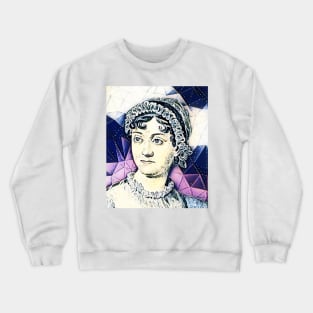 Jane Austen Portrait | Jane Austen Artwork 14 Crewneck Sweatshirt